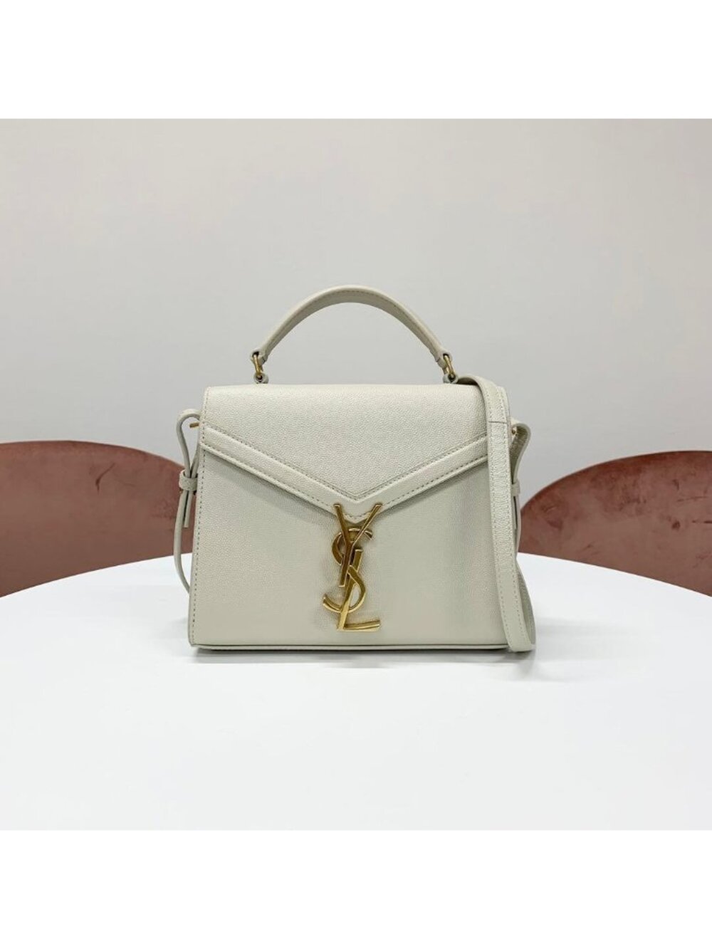 Saint Laurent Cassandra Logo 2-Way Shoulder Bag - Picture 1 of 10